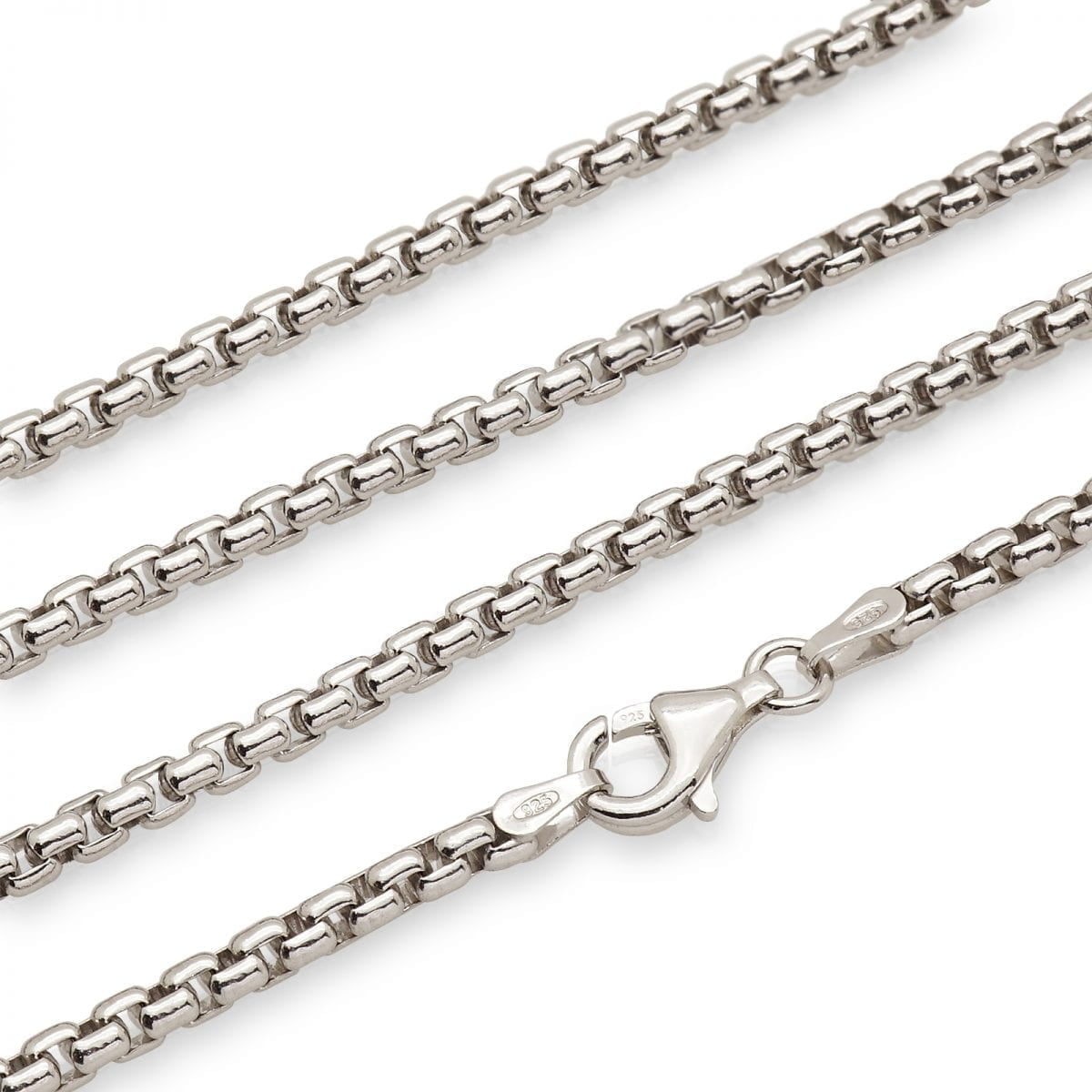 Sterling Silver Box Chain Necklace – Austin Down to Earth
