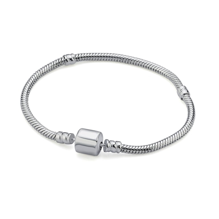 925 Sterlng Slver Flat Snake Chan | 3mm Women Bracelet Anklet
