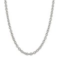 thumbnail image 1 of Solid 925 Sterling Silver 6.25mm Unique Rolo Chain Necklace - with Secure Lobster Lock Clasp 30", 1 of 6