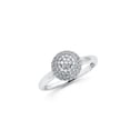 thumbnail image 1 of Solid 925 Sterling Silver Cubic Zirconia CZ Fashion Anniversary Ring Size 9, 1 of 2