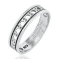 thumbnail image 1 of Solid 925 Sterling Silver Filigree Love Band Ring for Women Hypoallergenic Aesthetic Jewelry, 1 of 5