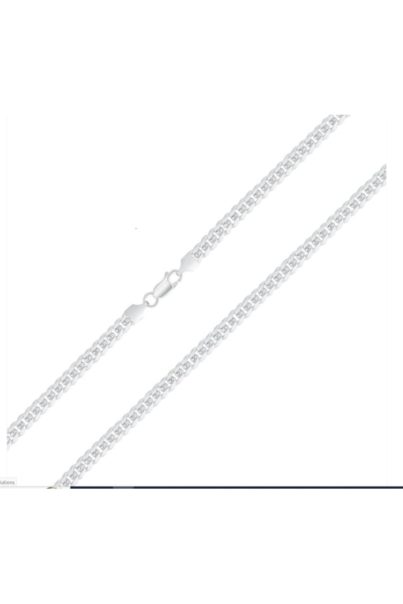 Solid 925 Sterling Silver Miami Cuban Link Bracelet, 5mm, 8.5 Inch Made in Italy, Unisex, All Ages