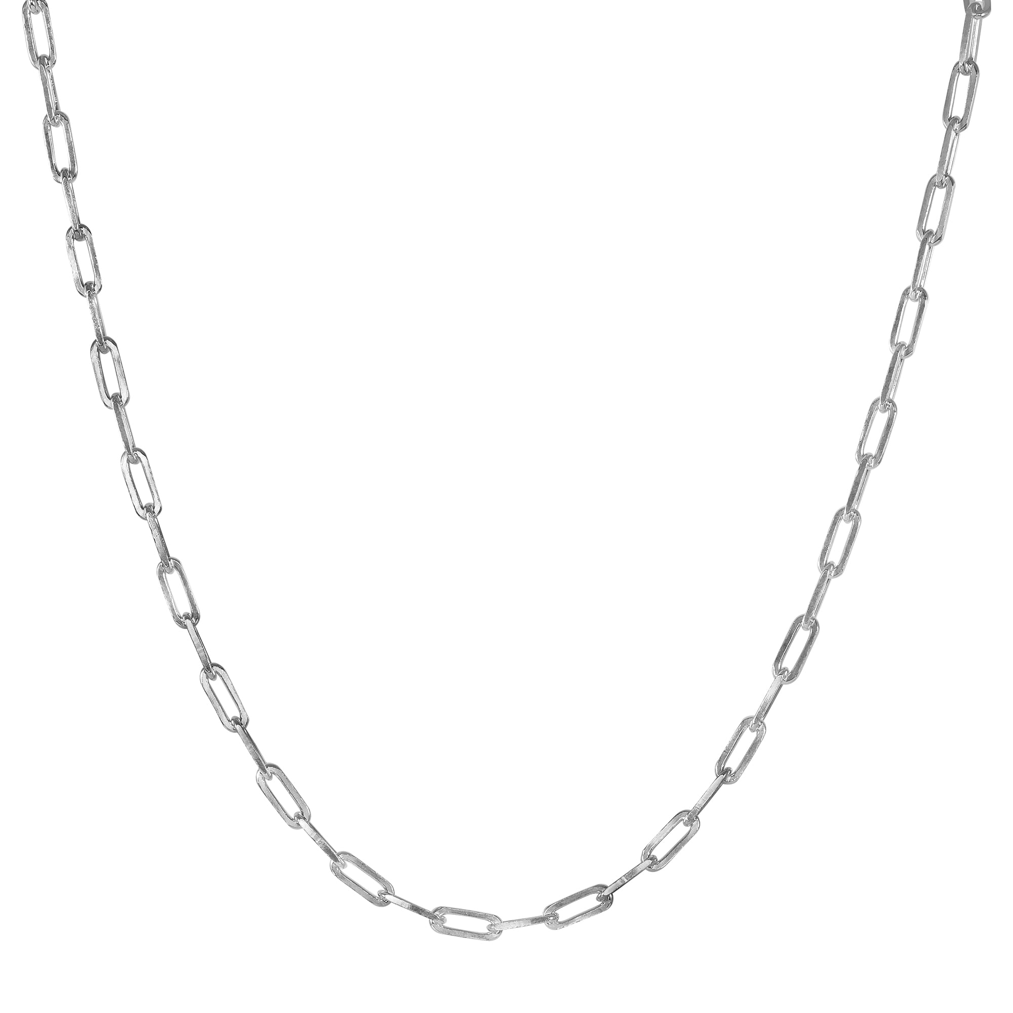 Sterling Silver Paperclip Chain