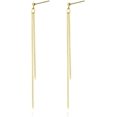 thumbnail image 1 of Solid 925 Sterling Silver Tassel Chain Dangle Earrings for Women Teens Long Dangle Drop Earrings Minimalist, 1 of 13
