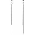 thumbnail image 1 of Solid 925 Sterling Silver Tassel Chain Dangle Earrings for Women Teens Long Dangle Drop Earrings Minimalist, 1 of 6