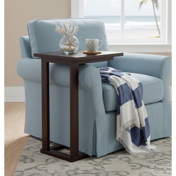 Solid Acacia C Table, Espresso