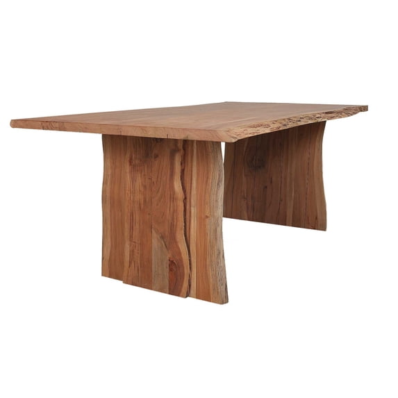 Solid Acacia Wood Live Edge Dining Table