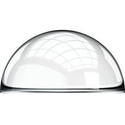 Plastic-Craft Acrylic / Plexiglass Half Sphere Cabochon, Solid, Clear, 1-3/4