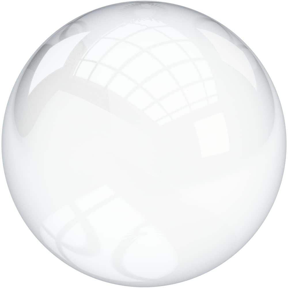 Solid Acrylic Sphere/Plexiglass Ball - Transparent/Clear - 2-1/4 ...