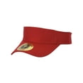 thumbnail image 1 of Solid Adjustable Blank Visor, Red, 1 of 3
