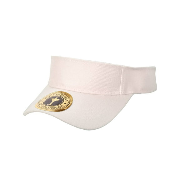 Solid Adjustable Sports Visor, Biege