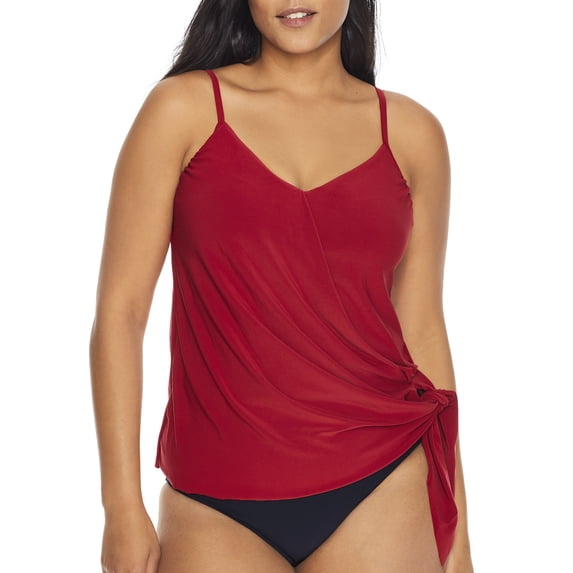 Solid Alex Underwire Tankini Top Swimsuit