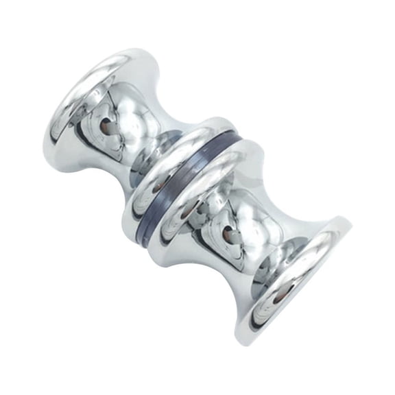 Solid Aluminum Alloy Glass Door Knob Puller Push Kitchen Bathroom Shower Cabinet Handle with Screw Home Hardware