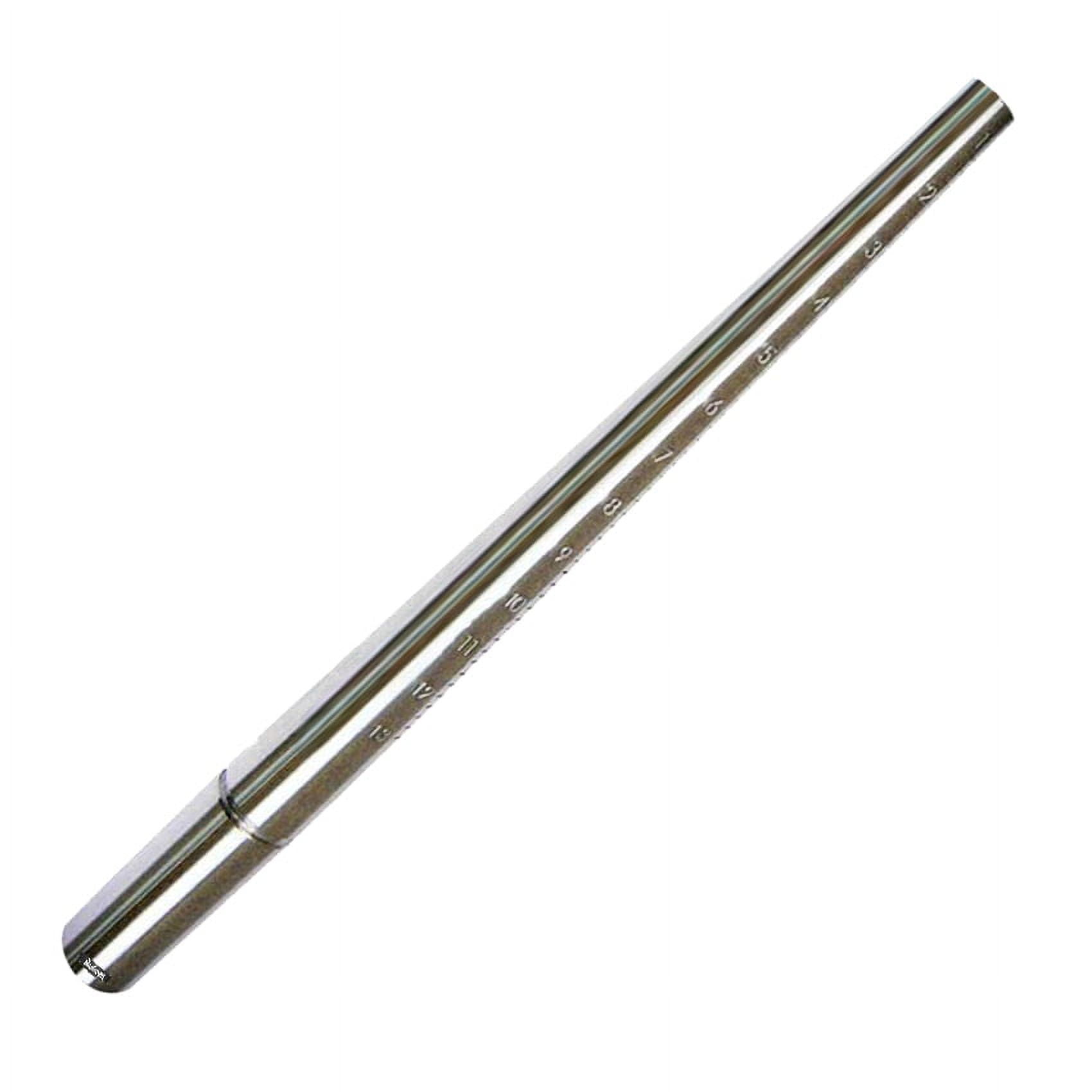 Solid Aluminum UnGrooved Ring Stick Gauge Sizer Jewelry Mandrel Us
