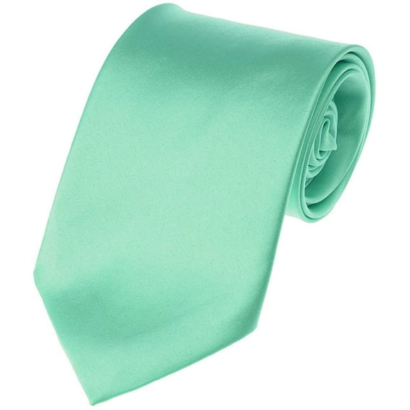Solid Aqua Green Traditional Men's Necktie