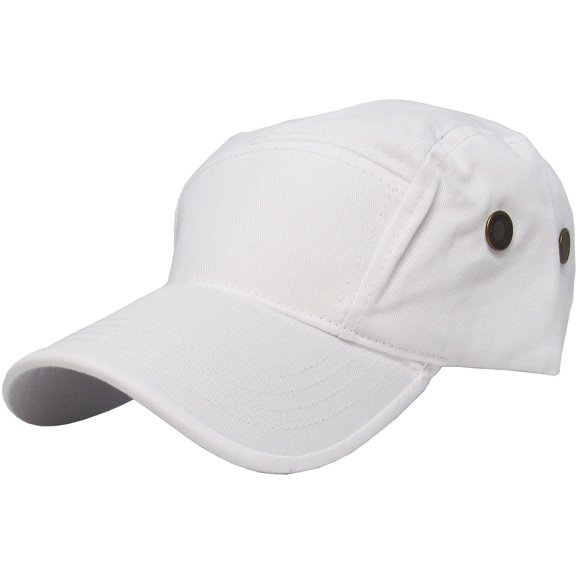 Solid Army Cap Five Panel Hat Adjustable Strap Back