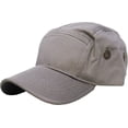 thumbnail image 1 of Solid Army Cap Five Panel Hat Adjustable Strap Back, 1 of 2