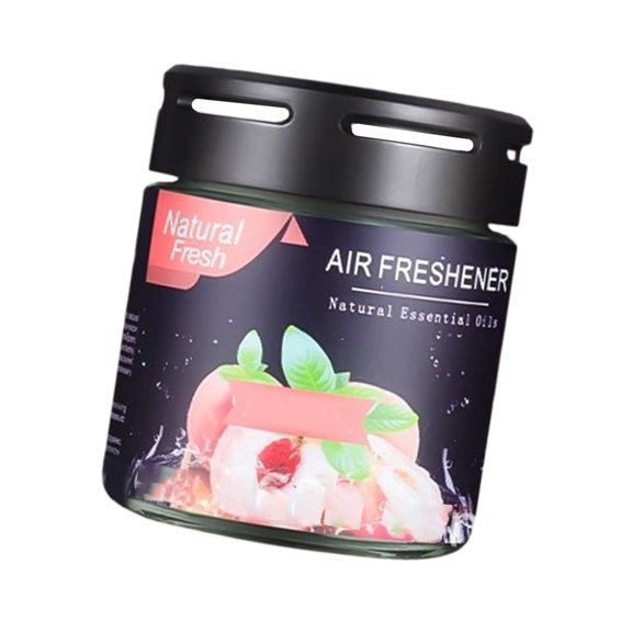 Solid Balm Air Freshener with Odor, Long-Lasting for Car & Home, Natural Scent Decor