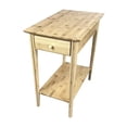 thumbnail image 1 of Solid Bamboo Recliner Table with Drawer Natural, 1 of 6