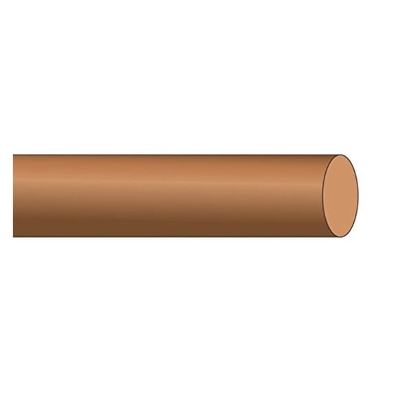 Solid Bare Copper Building Wire 6 AWG 50Ft Cut Residential Commercial Electrical Grounding