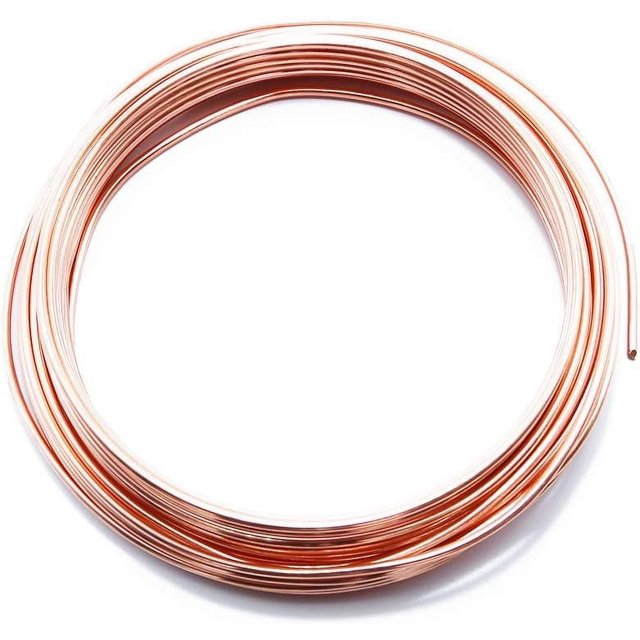 Solid Bare Copper Wire Round, Bright, Dead Soft, 100 Feet 12 Gauge