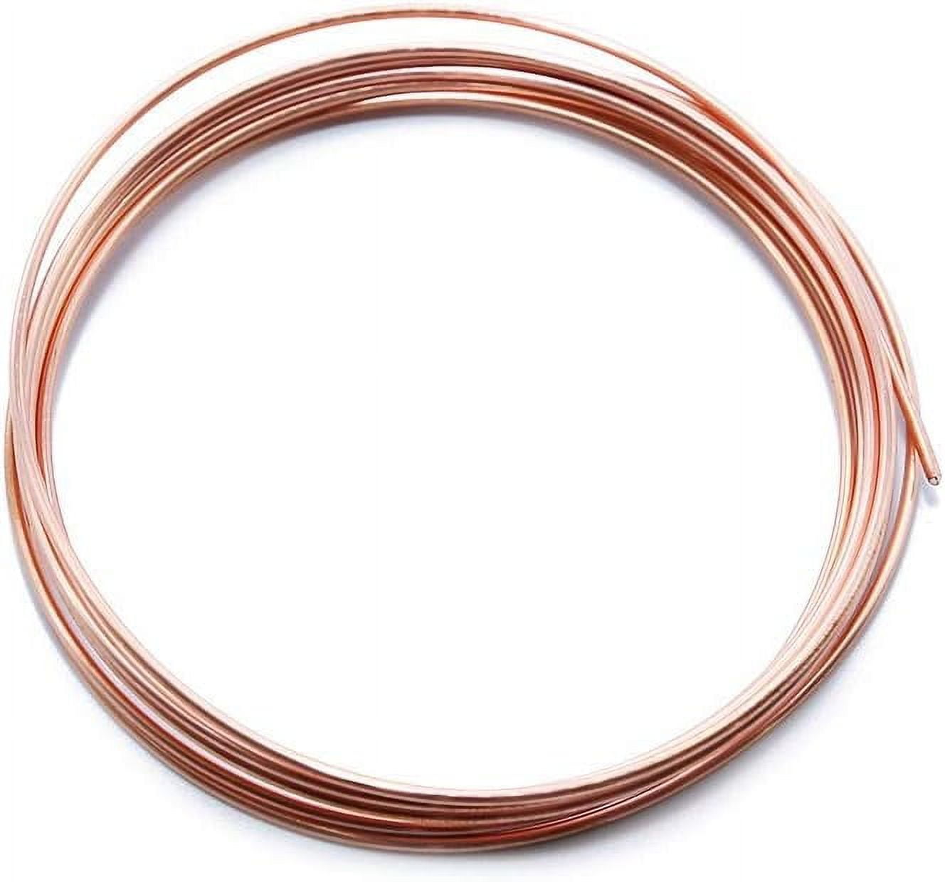 Solid Bare Copper Wire Round,Bright,Dead Soft,5 Feet 16 Gauge (Choose