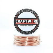 Solid Bare Copper Wire Round, Bright, Dead Soft & Half Hard 1/4 LB, Choose from 14, 16, 18, 20, 22, 24, 26, 28, 30 Gauge