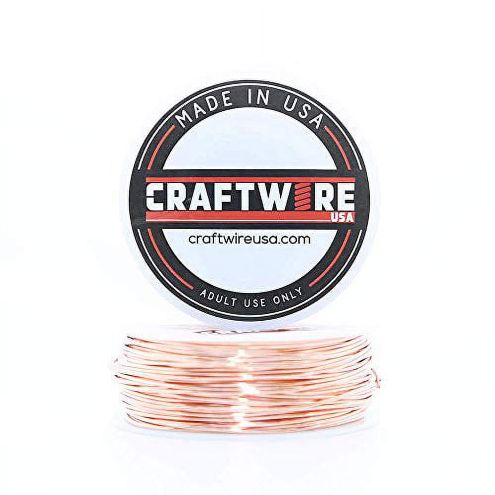 Solid Bare Copper Wire Round, Bright, Dead Soft & Half Hard 1 LB, Choose from 10, 12, 14, 16, 18, 20, 22, 24, 26, 28, 30 Gauge