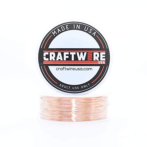 Solid Bare Copper Wire Round, Bright, Dead Soft & Half Hard 1 LB, Choose from 10, 12, 14, 16, 18, 20, 22, 24, 26, 28, 30 Gauge