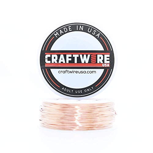 Solid Bare Copper Wire Round, Bright, Dead Soft & Half Hard 1 LB, Choose from 10, 12, 14, 16, 18, 20, 22, 24, 26, 28, 30 Gauge