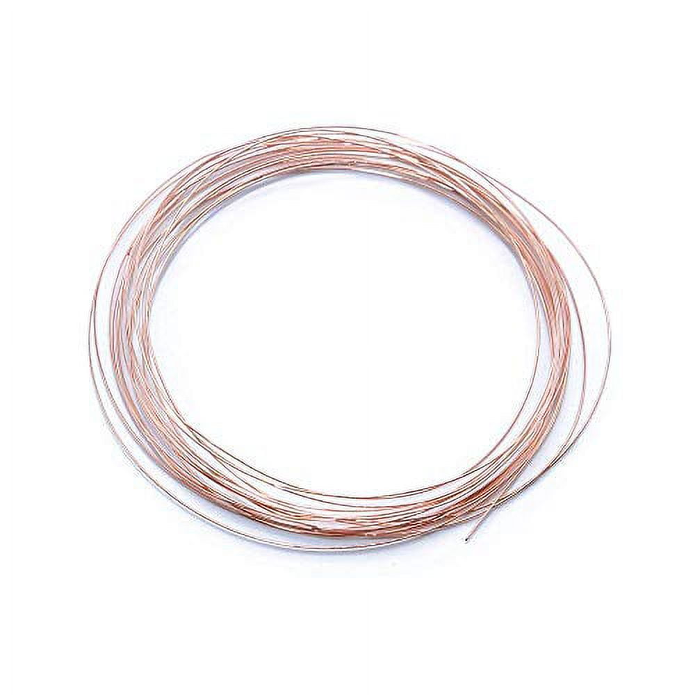 Bare Copper Wire 1/2 Lb./10,12,14,16,18,20,22,24,26,28,30 Ga (Half Hard)