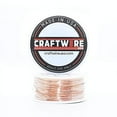 thumbnail image 1 of Solid Bare Copper Wire Round, Bright, Dead Soft, Half Hard 100 Feet, Choose from 10, 12, 14, 16, 18, 20, 22, 24, 26, 28, 30 Gauge, 1 of 2