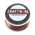 thumbnail image 1 of Solid Bare Copper Wire Round, Bright, Dead Soft & Half Hard 5 LB, Choose from 10, 12, 14, 16, 18, 20, 22, 24, 26, 28, 30 Gauge, 1 of 1