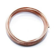 Solid Bare Copper Wire Round Selection, Bright, Dead Soft or Half Hard 5 Feet, Choose from 10 to 30 Gauge