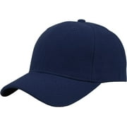 Solid Baseball Cap Velcro Adjustable Closure Plain Dad Hat