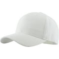 thumbnail image 1 of Solid Baseball Cap Velcro Adjustable Closure Plain Dad Hat, 1 of 5