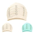 thumbnail image 1 of Solid Beaded Muslim Hat for Women Wrap Cap Turban Style Headwear, 1 of 5