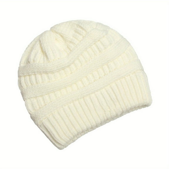 Solid Beanies Women Knitted Beanie Hat Fashion Autumn Winter Warm Hats Skullies Wool Cap for Women Wholesale