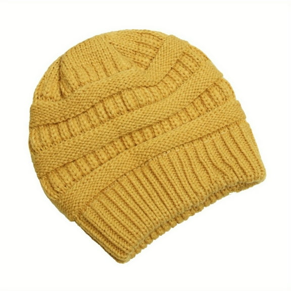 Solid Beanies Women Knitted Beanie Hat Fashion Autumn Winter Warm Hats Skullies Wool Cap for Women Wholesale