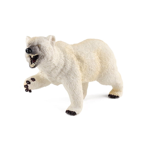 Solid Bear Miniature Figurine Model Figure Realistic PolarBear Toy Collectable Cake Toppers Aquarium Souvenir Toy
