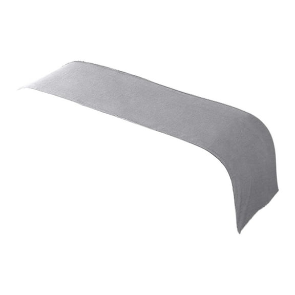  Solid Bed Runner Scarf Protector Slipcover Bed Decorative Scarf for Bedroom Hotel Wedding Room Bedding High-End Bed Tail Towel Bed Flag Bed Tail Pad Decoration Strip(Gray)