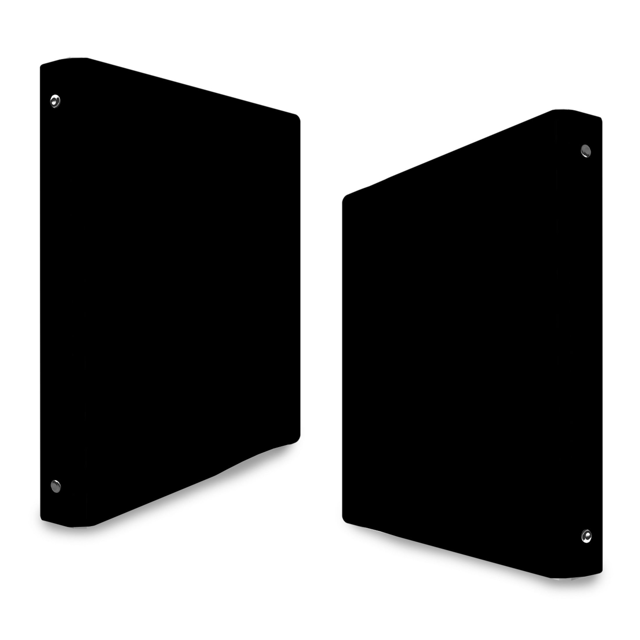 Conimar Solid Black 1 Inch 3 Ring Binders, 6PK