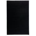 thumbnail image 1 of Solid Black 3ft. Square Rug, 1 of 1