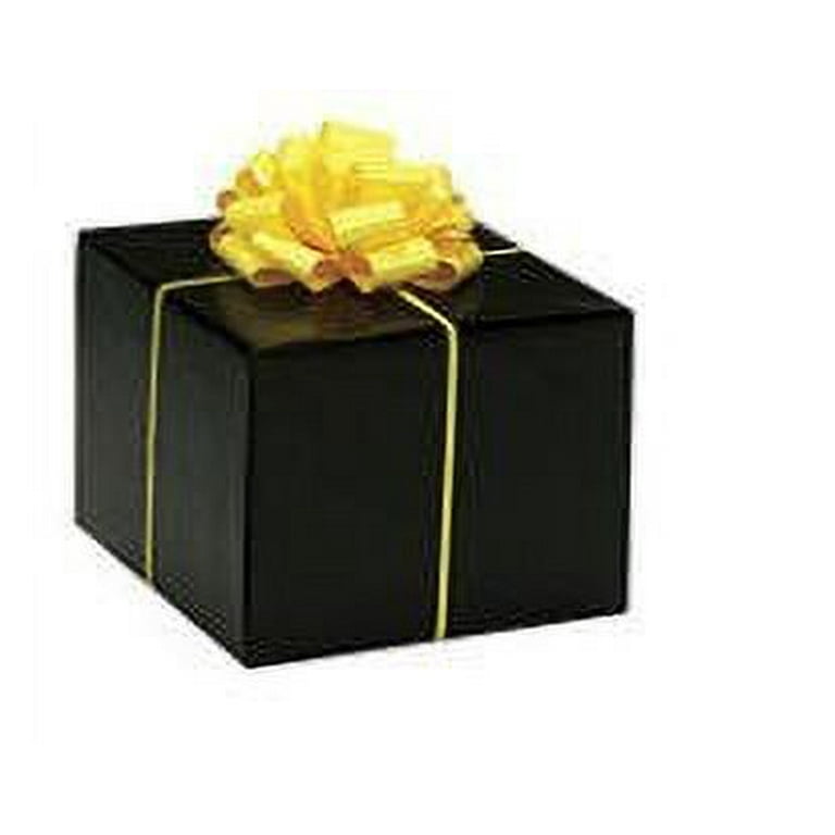 Solid Black Elegant Glossy Solid Color Gift Wrap Wrapping 16ft