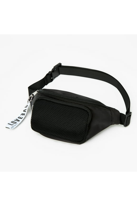 Solid Black Fanny Pack