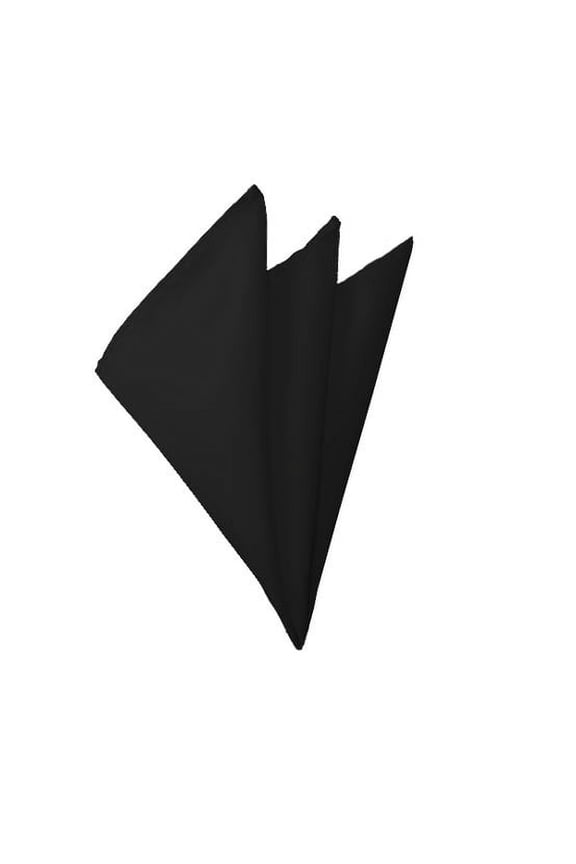 Solid Black Handkerchief
