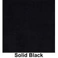 thumbnail image 1 of Solid Black Print Cotton Bandana (22 inches x 22 inches), 1 of 1