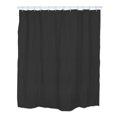 thumbnail image 1 of Solid Black Shower Curtain, 1 of 3
