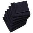 thumbnail image 1 of Solid Black Windowpane Terry Dishcloth Set of 6, 1 of 1