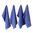 thumbnail image 1 of Solid Blueberry Windowpane Terry Dishtowel 4 Piece, 1 of 3